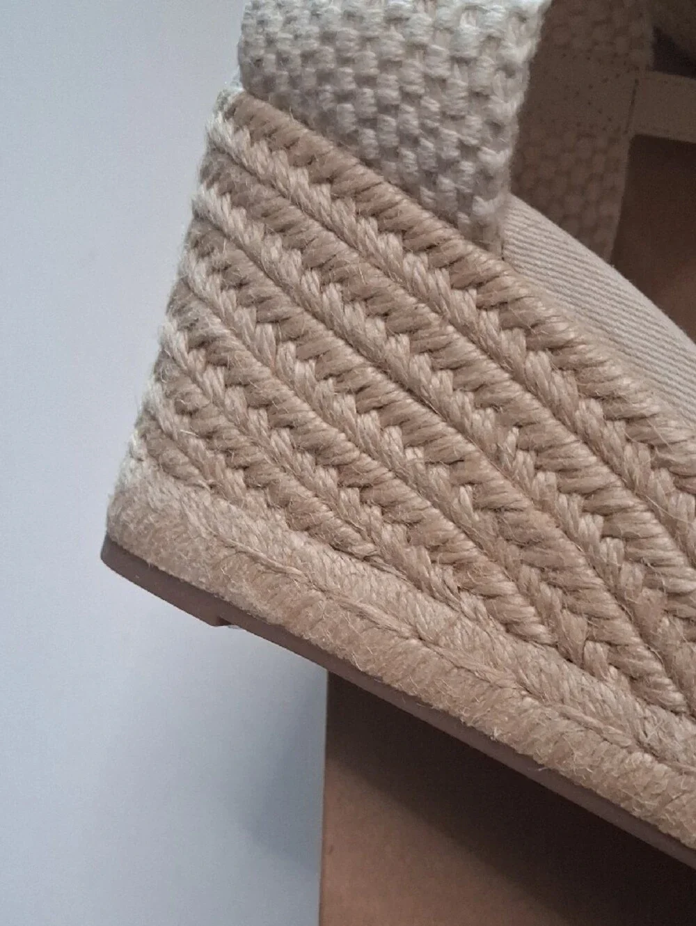 J. Crew Cream Woven Espadrille Ankle-Strap Flats - Picture 4 of 6